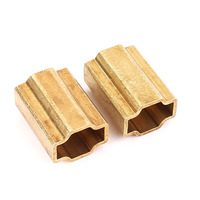 Rampe de main courante profilée en laiton sur mesure pour la découpe de décorations, pliage, soudage, poinçonnage, services de traitement disponibles