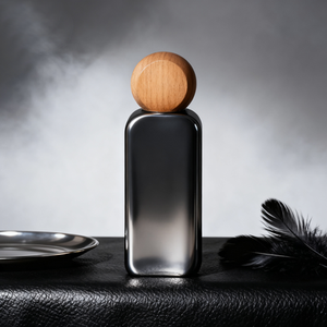 Flacone di profumo personalizzato da 50ml bottiglia di vetro vuoto nero opaco con confezione di ricarica Spray tappo a crimpare per matrimonio bomboniera uomo - Product Image 2