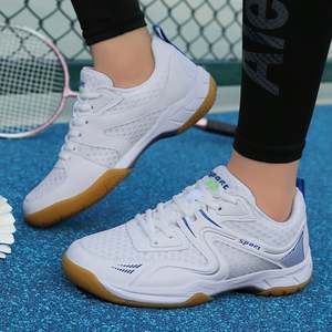 Vente en gros Chaussures de Pickleball Hommes et Femmes Chaussures de Badminton PU Chaussures de Badminton Blanches Professionnelles pour <span class=keywords><strong>Handball</strong></span> - Product Image 6