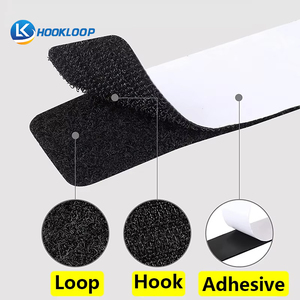 Vente en gros <span class=keywords><strong>de</strong></span> fermetures auto-agrippantes rondes et carrées en nylon écologiques, bande auto-agrippante adhésive résistante pour l'emballage - Product Image 2