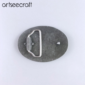 Directo de fábrica Estilo retro Clásico Occidental Aleación de zinc Hebilla de cinturón ELK Diseño en relieve - Product Image 5