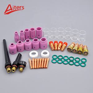 TIG ריתוך ערכת סטאבי גז עדשה WP17 WP18 WP26 לפיד 49Pcs מתכלה זכוכית כוס חוסך 49pcs ערכת TIG אבזרים - Product Image 3