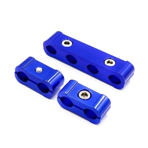 Pince à fil en alliage d'aluminium en forme de C, séparateur de fil de bougie à 4 trous, support de fixation pour câble d'allumage de voiture - Product Image 5