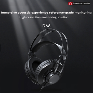 Custom Logo Professional Monitor Headphone Precision High-fidelity Sound With 3.5mm <strong>Stereo</strong> Output <strong>Headset</strong> for Broadcast Studio - Product Image 2