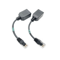 CE RoHS UL RJ12 Adapterkabel 0,2m 6P6C RJ12 Stecker auf Buchse Patchkabel