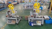 Machine d'étiquetage automatique de bureau à grande vitesse SKILT pour sacs, cartes et étiquettes volantes, avec dispositif de collecte, idéale pour les petits espaces