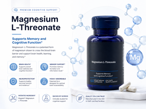 Magnesium-L-Threonin Nahrungsergänzungsmittel zur Nervenunterstützung und Kognitiven Gesundheit L-Threonin-Magnesium-Kapseln - Product Image 4