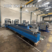 Tour à métaux horizontal traditionnel robuste avec une longueur de pièce maximale de 10000 mm et une vitesse de broche de 4,8 à 640 tr/min