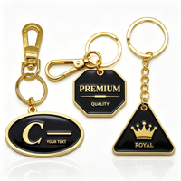 Nouveaux produits personnalisés – Porte-clés vierge en métal pour sublimation, émail dur, motif dessin animé mignon, cadeau d'affaires