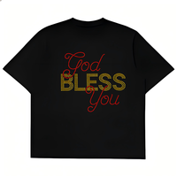 Transfert de strass personnalisé, design de transfert thermique chrétien pour t-shirts