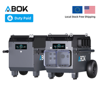 Station d'alimentation portable industrielle haute capacité 7200W avec batteries LiFePO4 10000Wh pour la maison et l'extérieur