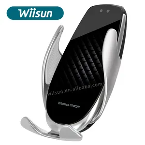 J V3 Wireless Car Charger Smart Car Holder Infrared Auto-sens Smart Automatic Clamping 15W Car Phone Holder Wireless Charger