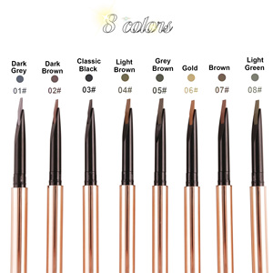 Lápiz de Cejas <span class=keywords><strong>Profesional</strong></span> de Fábrica, Marca Privada, Doble Punta, Resistente al Agua, Fácil de Colorear - Product Image 5