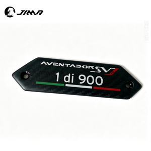 Emblème intérieur 50e anniversaire SVJ 1 Di <span class=keywords><strong>900</strong></span> pour <span class=keywords><strong>Lamborghini</strong></span> Aventador Gallardo, plaque signalétique du tableau de bord 470000107 - Product Image 3