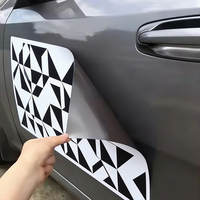 Autocollant magnétique pour voiture personnalisé, anti-UV, résistant à l'eau, écologique, avec lamination brillante, amovible, sans résidus, flexible, pour carrosserie et portières
