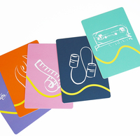 Jeu de cartes personnalisé à coins arrondis 100 questions pour couples, conversation, fête de famille, pour les sports de loisirs en intérieur