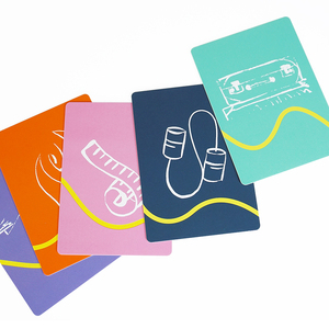 Jeu de cartes personnalisé à coins arrondis 100 questions pour couples, conversation, fête de famille, pour les sports de loisirs en intérieur - Product Image 4