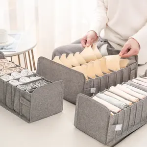 Organizer Wardrobe Clothes Wardrobe Underwear Organizer Boxes Wardrobe Drawer Divider Clothes Storage Box For Folding Panty Scarfs Socks Bra Clothes Organizer