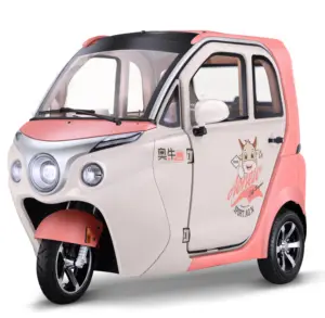 Mini Tricycle électrique à trois roues, cabine fermée, Tuk Tuk pour passager, nouveau
