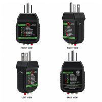 Testeur de prises électriques GFCI 15A 125V, prises homologuées ETL |   Teste 7 conditions de câblage et détecte les défauts