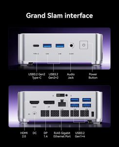 Mini PC KAMRUI Pinova <span class=keywords><strong>P2</strong></span>, Intel Core I5-12600H, 16 GB de RAM, 512 GB <span class=keywords><strong>SSD</strong></span>, 12C 45 GHz, Gráficos Intel Iris Xe, Sistema Operativo, WiFi6, BT52 - Product Image 6