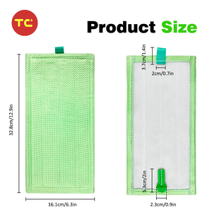SP600 SP600S MF600 Wet & Dry in microfibra cuscinetto di tessuto <span class=keywords><strong>per</strong></span> la testa di Vorwerk tigre copold lavabile forma confezione - Product Image 2