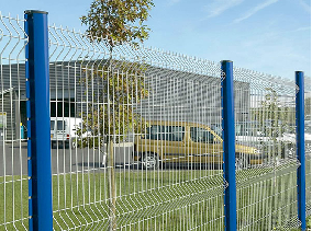High Security 3d Curved Fence Panels 3d Welded Mesh Fencing 2500mm width