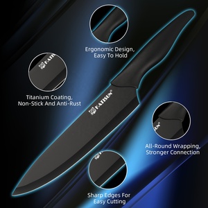 Best-seller <span class=keywords><strong>Set</strong></span> <span class=keywords><strong>de</strong></span> 16 couteaux <span class=keywords><strong>de</strong></span> chef <span class=keywords><strong>de</strong></span> <span class=keywords><strong>cuisine</strong></span> professionnels en acier inoxydable avec bloc à couteaux en bois - Product Image 4