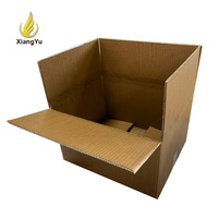 Boîte en carton ondulé enduit de cire anti-humidité Xiangyu, carton imperméable pour l'emballage des fruits de mer, de la viande, des aliments congelés, des fruits, robuste