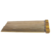 Système de refroidissement pour moule d'injection plastique – Baffle droit en laiton avec filetage BSP/BSPT