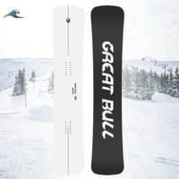 Planche de snowboard personnalisée avec plateau en bois, bord en acier pleine longueur, conception rigide et flexible, pour riders avancés, modèle Hammer Head Carving Board Twin 168cm