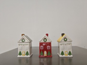 Barattolo per Spezie in Ceramica a Forma di Casa, Design Popolare per Cucina, per Sale, <span class=keywords><strong>Pepe</strong></span> e Zucchero - Product Image 5