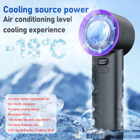 Ventilador de Mano Personalizado M57 con Enfriamiento de Verano, Certificación CE y RoHS, 100 Velocidades con Ajuste Continuo, Motor sin Escobillas, Recargable