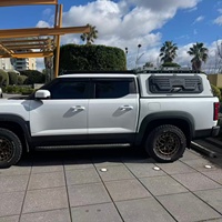 Capot de camion en alliage d'aluminium, coque de camping-car à toit surélevé avec fenêtre coulissante pour GMC Sierra 1500 2019 à 2025 5,5 pieds, fabriqué en usine