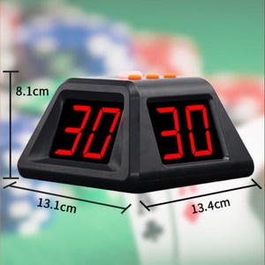 GX Party Juego de mesa Jugando Ajedrez Cuenta regresiva Recordatorio 20 30 Second Shot Reloj LED <span class=keywords><strong>Digital</strong></span> Poker <span class=keywords><strong>Timer</strong></span> Mahjong Chess Clock - Product Image 2