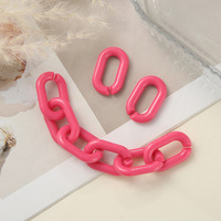 Accessoires de fixation colorés en acrylique brillant à biseau taillé, à succès, pour chaînes de lunettes, de masques et de bijoux