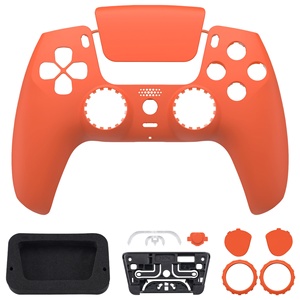 เคสเปลี่ยนสี DIY วัสดุ ABS สีส้ม ติดตั้งง่าย สำหรับจอย PS5 - Product Image 4