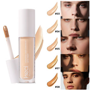 Corrector Líquido Vegano HECI 2 en 1 de Cobertura Total en 5 Colores para Iluminar el Contorno de Ojos, Corrector Líquido de Alta Definición - Product Image 3