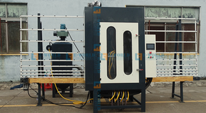 EWORLD Automatic Vertical Glass <b>Sandblasting</b> Machine with PLC Control Motor As Core Component - Product Image 3