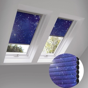 ZSTARR manuale Push pull rod oscuramento tenda da soffitto tenda da sole decorazione per la casa tende a nido d'ape - Product Image 2
