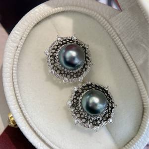 Nuevo Collar de Perlas de Agua Dulce Mini de 3-4 mm, Diseño de Múltiples Lazos, 11-11.5 mm, Color Natural del Agua de Tahití, 11-11.5 mm, Natural Primario - Product Image 3