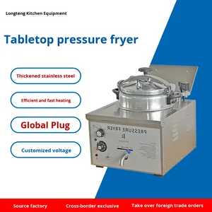 Friteuse taïwanaise électrique à haute pression commerciale avec contrôle de la température pour la qualité d'exportation de steaks de cuisses de poulet frites américaines - Product Image 2