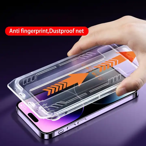 Prezzo di fabbrica un passo applicatore 10s installazione rapida protezione dello <span class=keywords><strong>schermo</strong></span> per <span class=keywords><strong>iPhone</strong></span> 11 <span class=keywords><strong>12</strong></span> 13 14 15 16 17 serie - Product Image 3