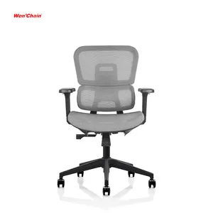 Hoge Rughoogte Verstelbare Baas Executive Draaistoel Volledig Mesh Kantoor Ergonomische Leidinggevende Stoelen