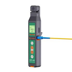 Identificador de Fibra Óptica KFI-45 R/L, Probador de Fibra Óptica 4 en 1 con OPM, VFL, LED, Herramienta de Telecomunicaciones FTTH Recargable con Batería Seca KFI-45G - Product Image 1