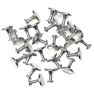 Remaches de Aluminio Sólido de Cabeza Plana en Tamaños Personalizados M2-M8, Remaches de Aleación de Aluminio OEM para Unión de Metales, Precio Bajo - Product Image 1