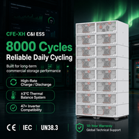 Sistem Penyimpanan Energi Modular Tegangan Tinggi LiFePO4 BESS 314Ah 8000 Siklus Paket Baterai Industri BMS Bertenaga AI 10 Tahun