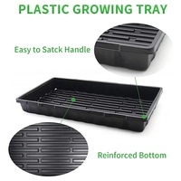 Plateaux de semis en plastique réutilisables robustes 1020, plateaux de culture pour micro-légumes, plateaux de germination pour semis