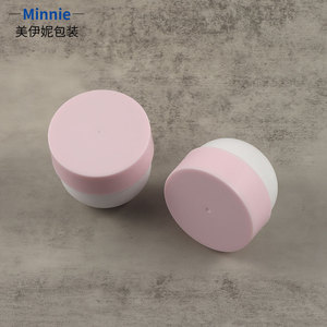 Tarro de Crema Minnie de Boca Ancha, Envase Cosmético de Plástico PP, Forma Redonda para Almacenar Mascarillas Faciales y Polvos - Product Image 1