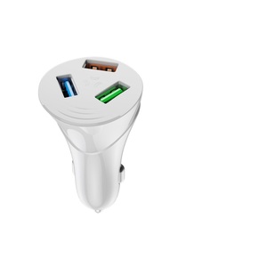 2021 New High-quality Hot-selling Waltz Car Charger 3 USB QC3.0 35W Car Charger for Apple, Samsung, Huawei, LG, HTC, Xiaomi - Product Image 2